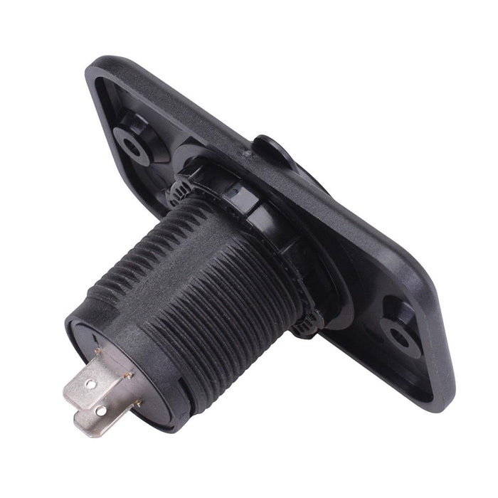 Dual USB-A 5V 2.4A Socket with Mounting Panel 20A A13-226194B2