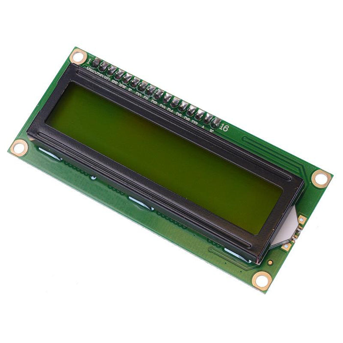 Yellow Green 16x2 I2C LCD Display Module
