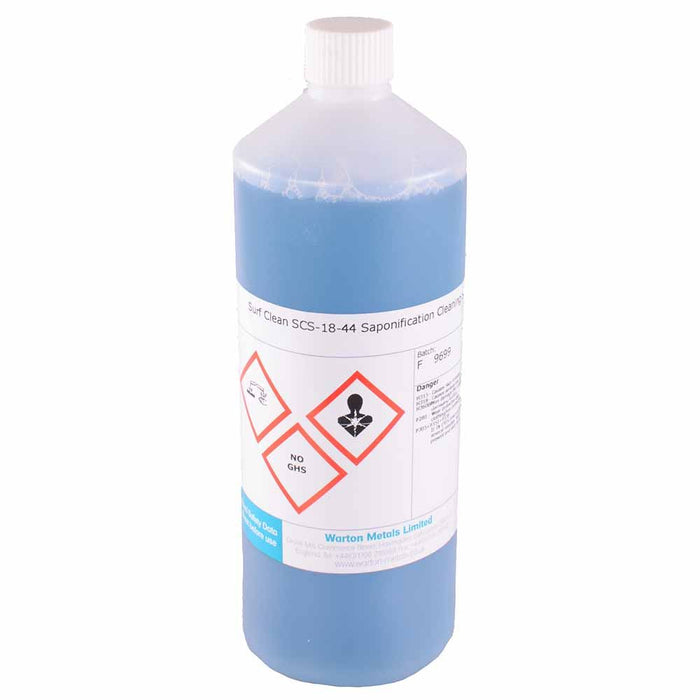 1L Surf Clean SCS-18-44 Saponification Cleaning Solution Warton Metals