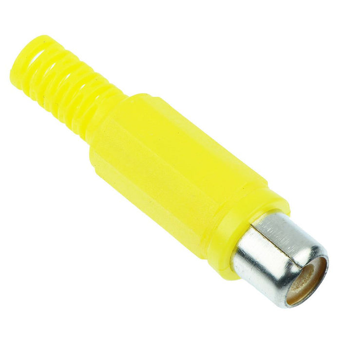 Yellow RCA Phono Socket