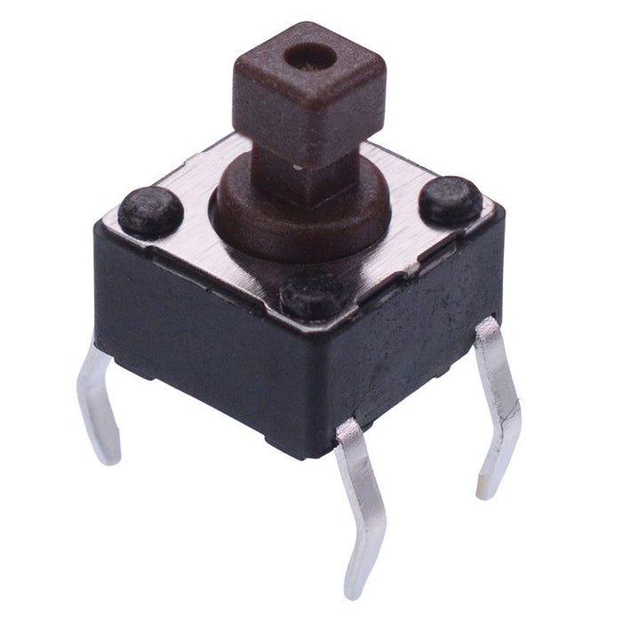 PHAP5-30VA2K2T2N2 APEM 7.3mm Height Square 6mm x 6mm Through Hole Tactile Switch 160g