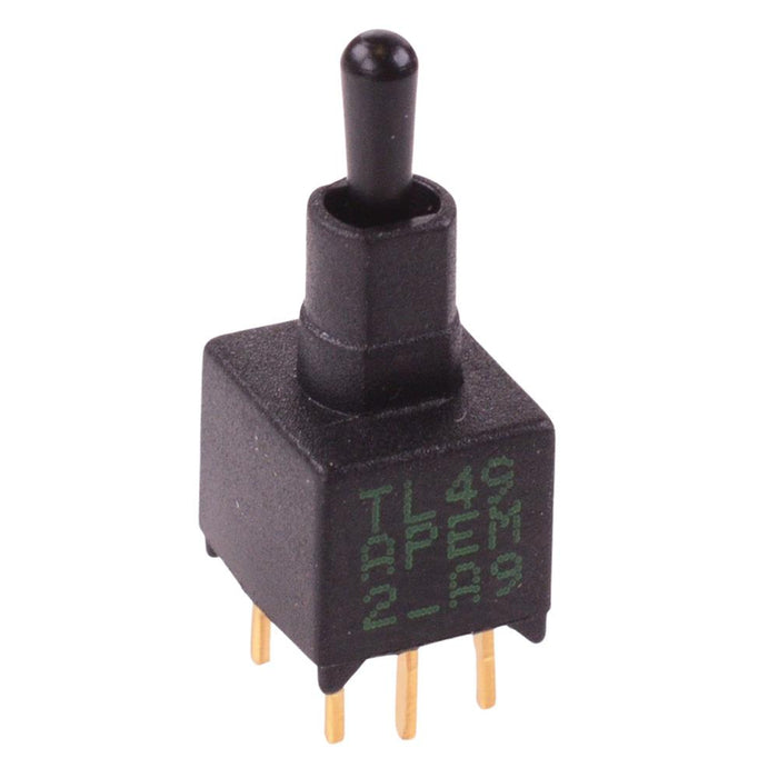 TL49P005100 APEM On-Off-On Subminiature Washable PCB Toggle Switch DPDT