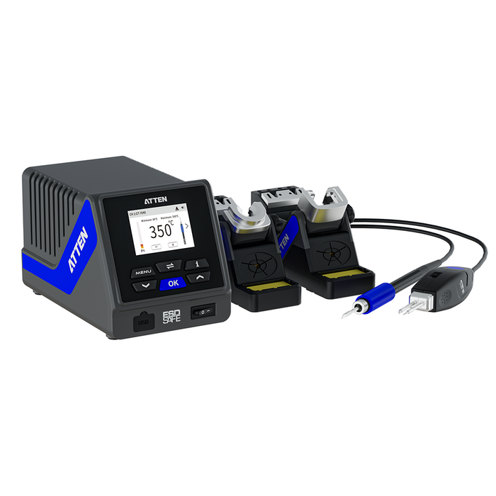 GT-6120A 130W Intelligent Dual Channel Soldering Station ATTEN