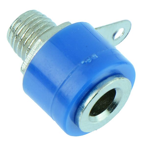 Blue 4mm Insulated Test Socket