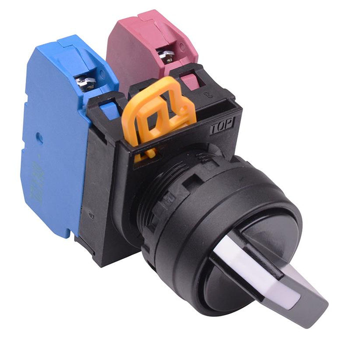 IDEC 22mm 2 Position Maintained Selector Switch 1NO-1NC IP65 YW1S-2E11