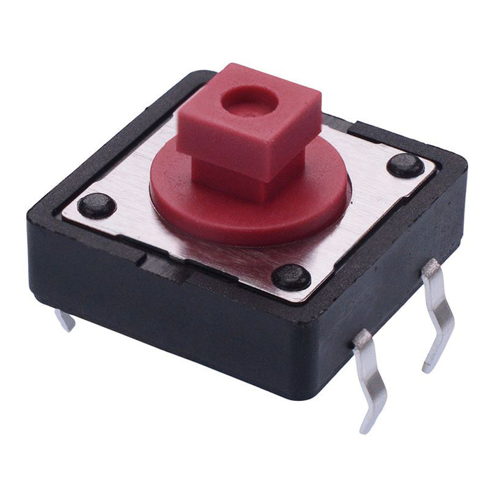 PHAP5-50VA2K3T2N2 APEM 7.3mm Height Square 12mm x 12mm Through Hole Tactile Switch 260g