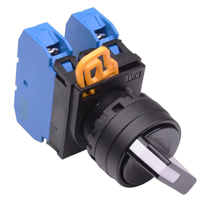 YW1S-21E20 22mm 2 Position Momentary Selector Switch 2NO IP65 IDEC