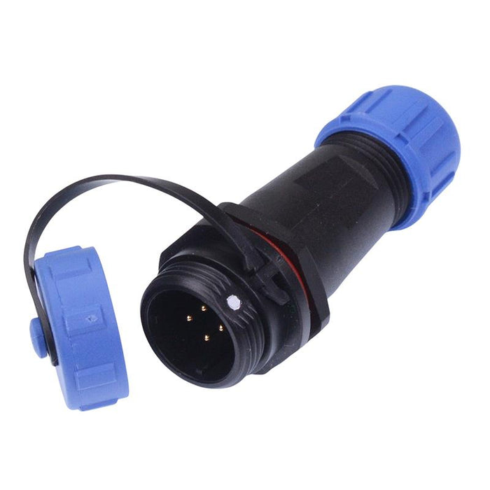 4 Pin Waterproof Male Socket Cable Connector IP68