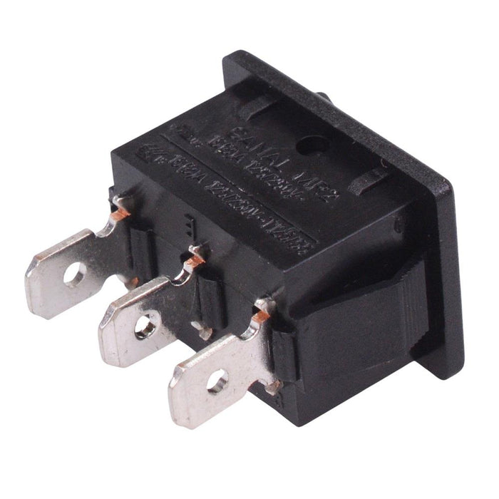 On-Off-On Rectangle 19.2x12.9mm Rocker Switch SPDT 16A 250VAC