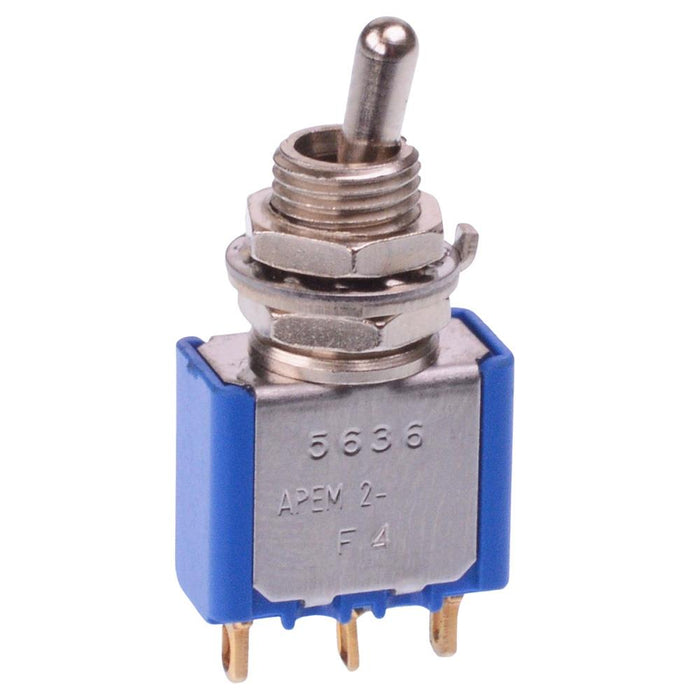 5636CD16 APEM On-On 6.35mm Miniature Toggle Switch SPDT
