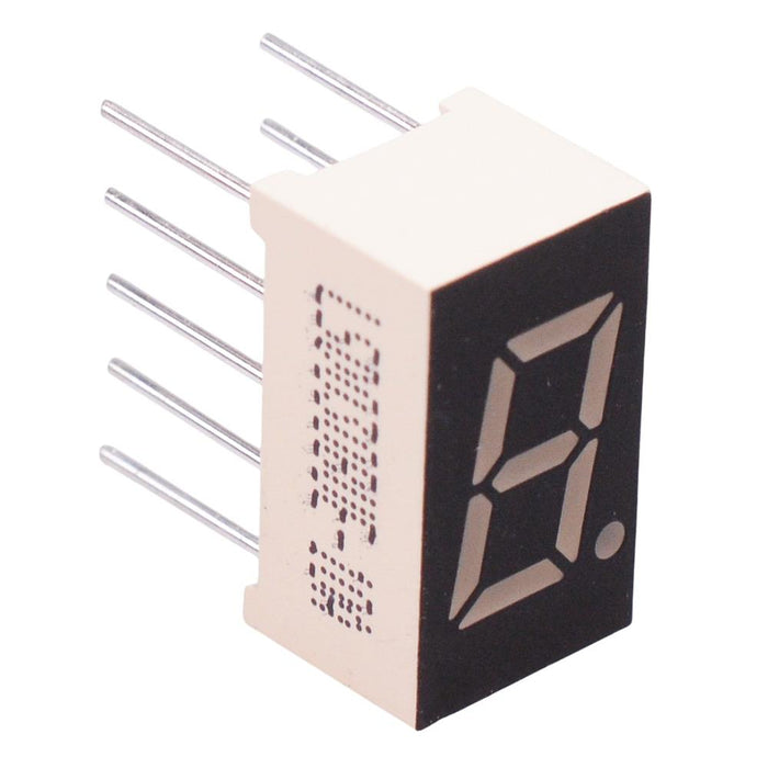 Red 0.30" Seven Segment Display Common Anode LED 80mcd