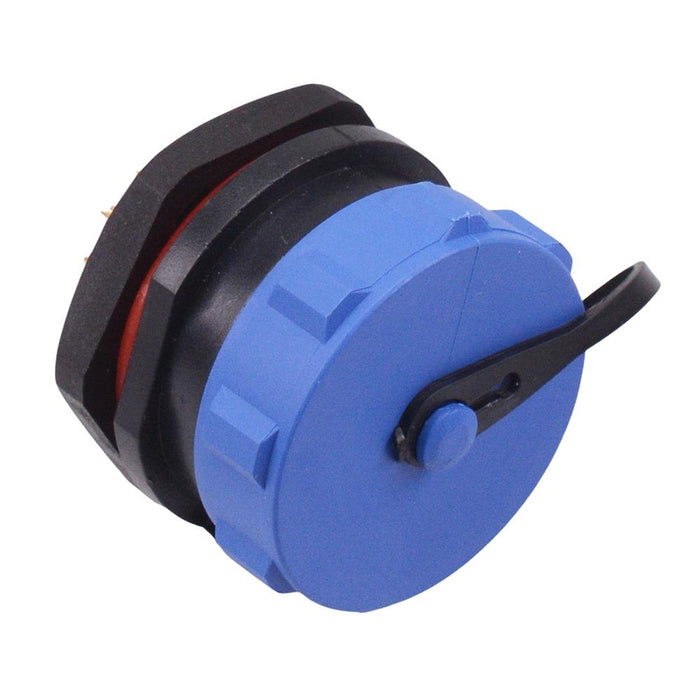 9 Pin Waterproof W21 Female Socket Panel Mount Connector IP68