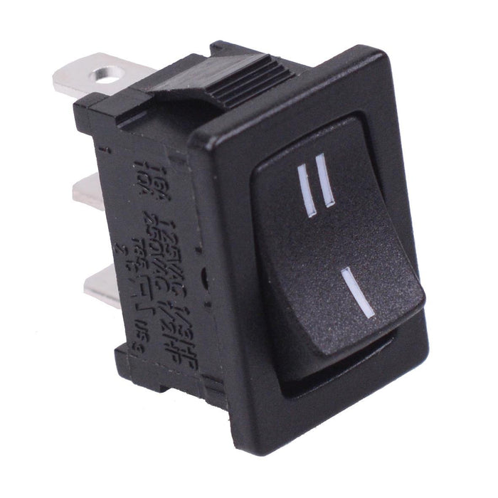 On-On Rectangle Rocker Switch SPDT 10A 250VAC R13-66C-02