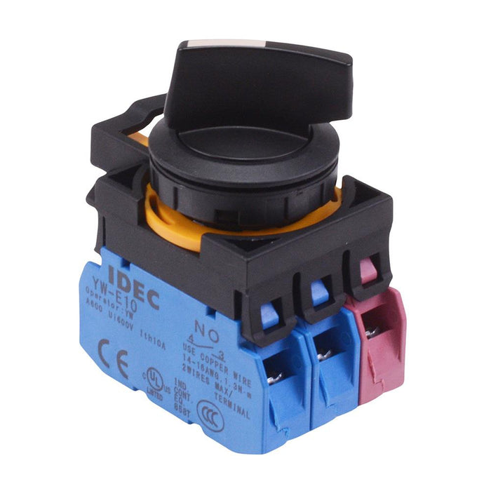 IDEC CW Series 2 Position Selector Switch 2NO-1NC IP65