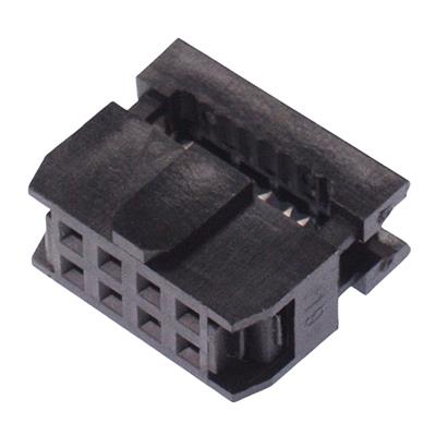 8-Way IDC Cable Mounting Socket 2.54mm Pitch