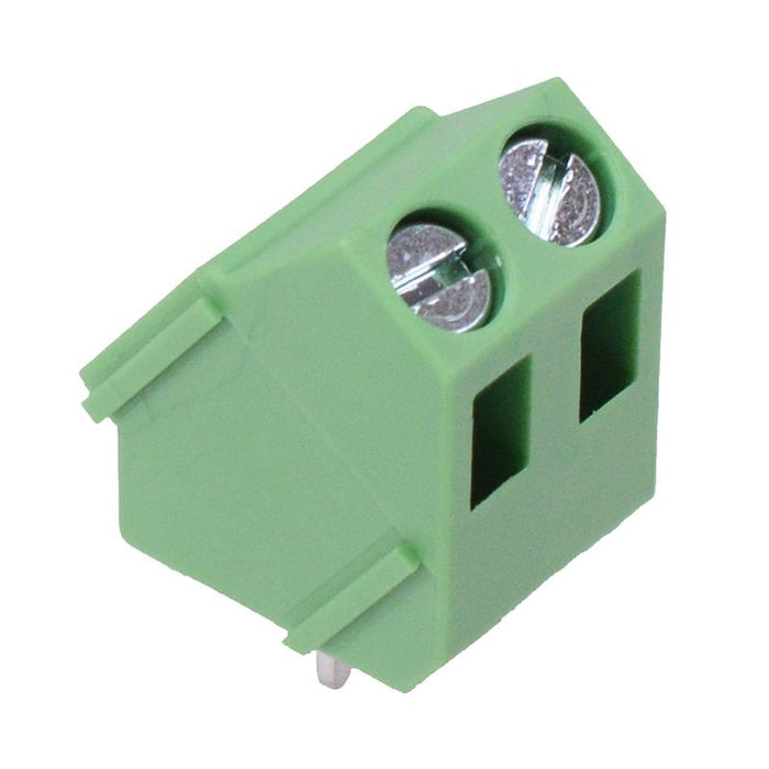 2-Way 5.08mm 45° PCB Terminal Block 20A 300V