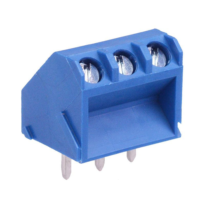 3-Way 5.00mm 45° PCB Terminal Block 15A 300V