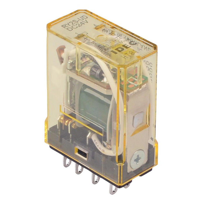 RY2S-UDDC24V 24VDC Plug In Miniature Power Relay Diode 3A DPDT IDEC