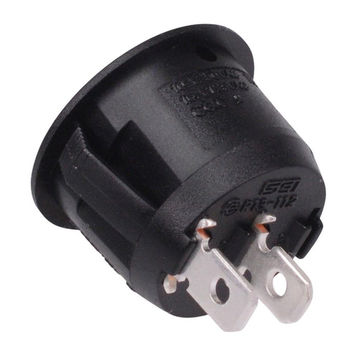 Off-(On) Momentary 20mm Round Rocker Switch SPST 10A R13-112F-02-BB-2D