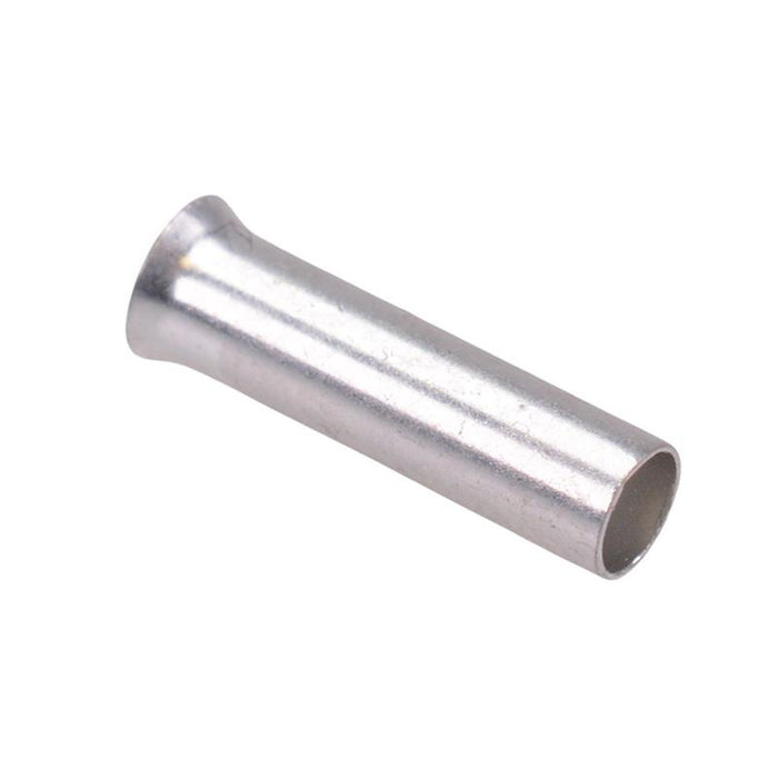 4mm Uninsulated Bootlace Ferrule 12mm Length - Pack of 100
