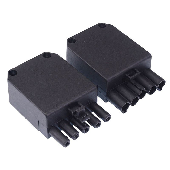 5 Pole Male and Female Locking Lighting Connector 16A