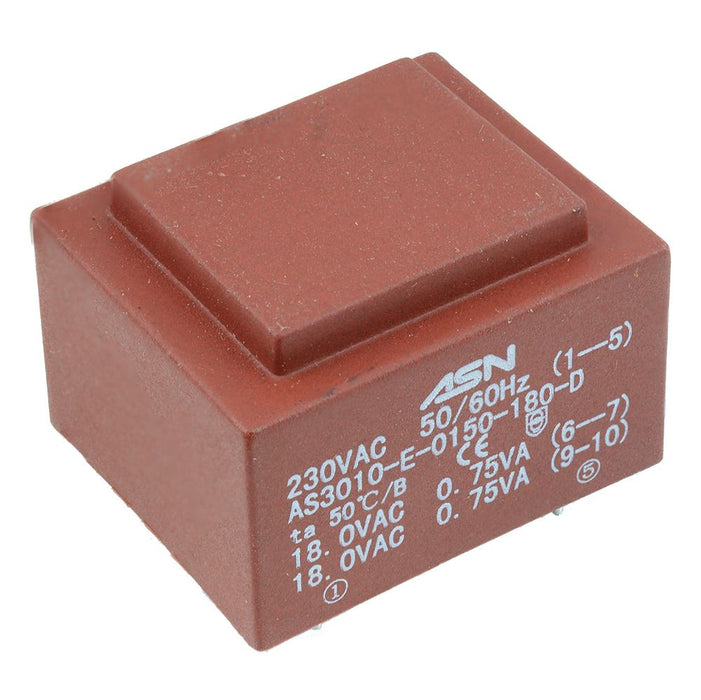 2 x 12V 1.5VA 230V Encapsulated PCB Transformer