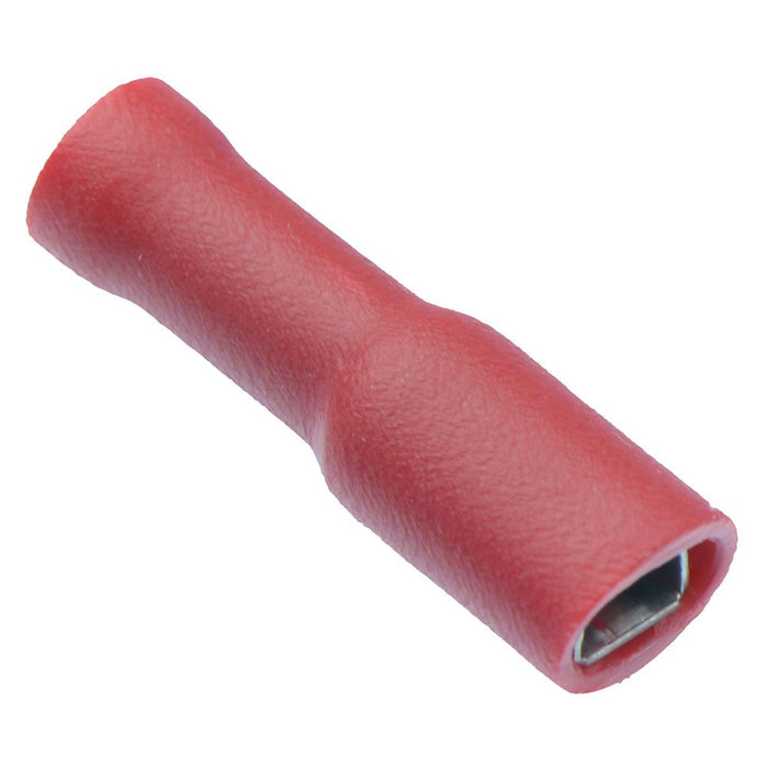 Red 2.8mm Insulated Female Spade Crimp Connector (Pack of 100)