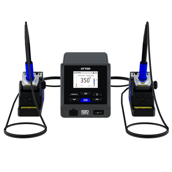 GT-6120B 130W Intelligent Dual Channel Soldering Station ATTEN