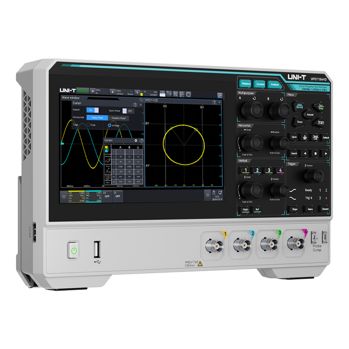 UPO1154HD High Resolution Touch-Screen 4 Channel Oscilloscope 150MHz Uni-T