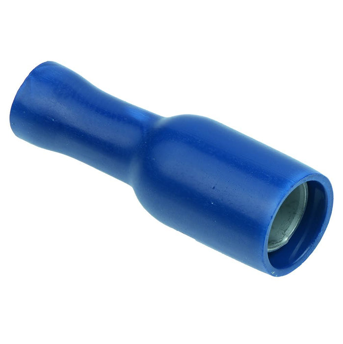 Blue 5mm Female Bullet Crimp Connector (Pack of 100)