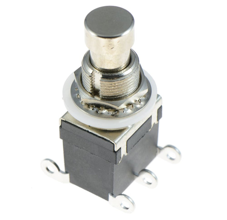 Latching On-On Foot Switch DPDT Side Mount Terminals