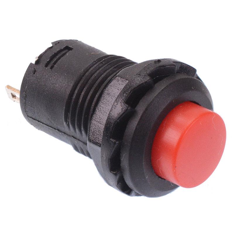 Red 12mm Latching On-Off Switch SPST — Maplin Pro | Your One Stop ...