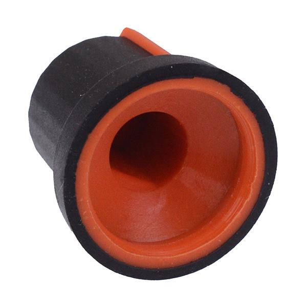 Orange Soft Touch 6mm D Knob K87MBR