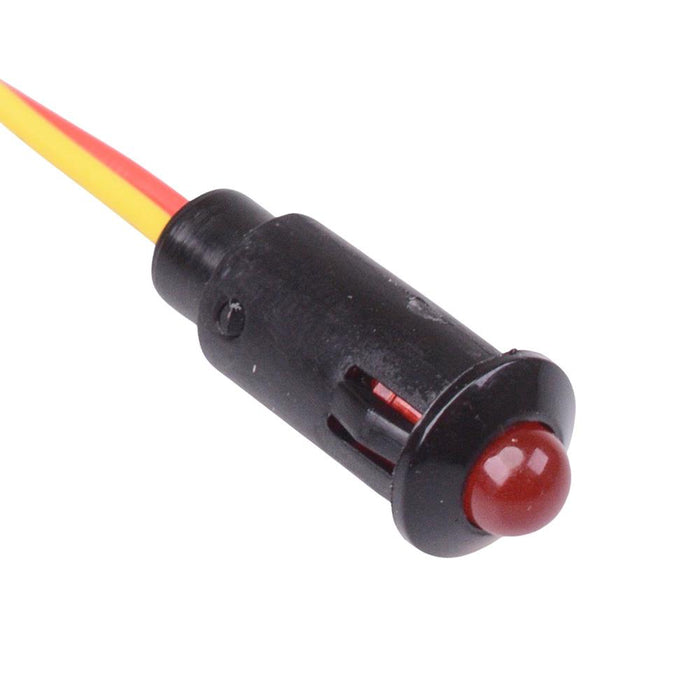 Red 24V 8mm Panel Indicator LED Light R9-73L-11