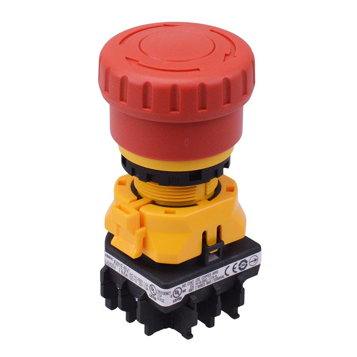 XW1E-BV402M-R 22mm Emergency Stop Switch 40mm Mushroom 2NC IDEC