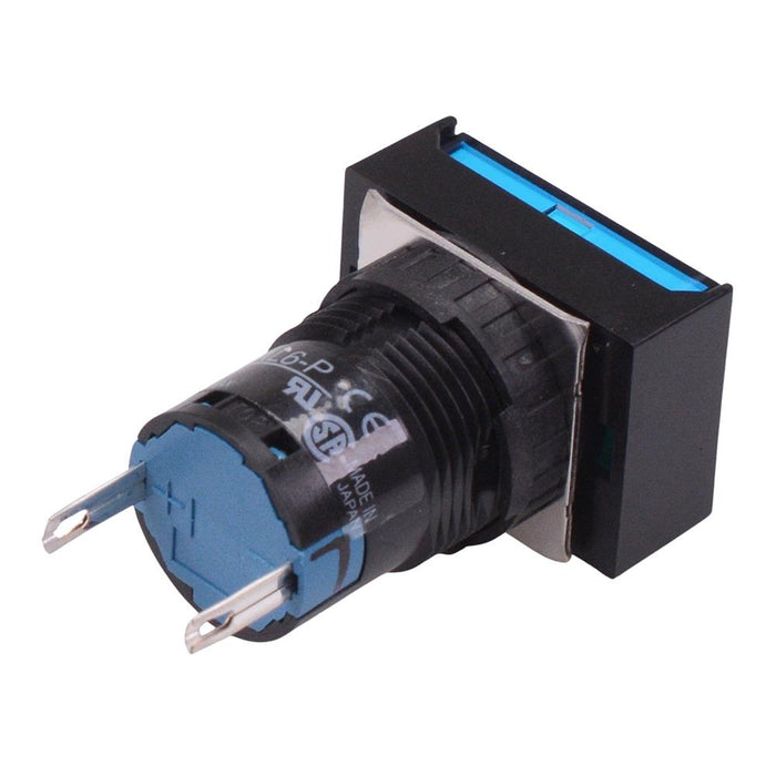 AL6H-P4PSC Blue 16mm 24V Rectangle Pilot Light IP65 IDEC