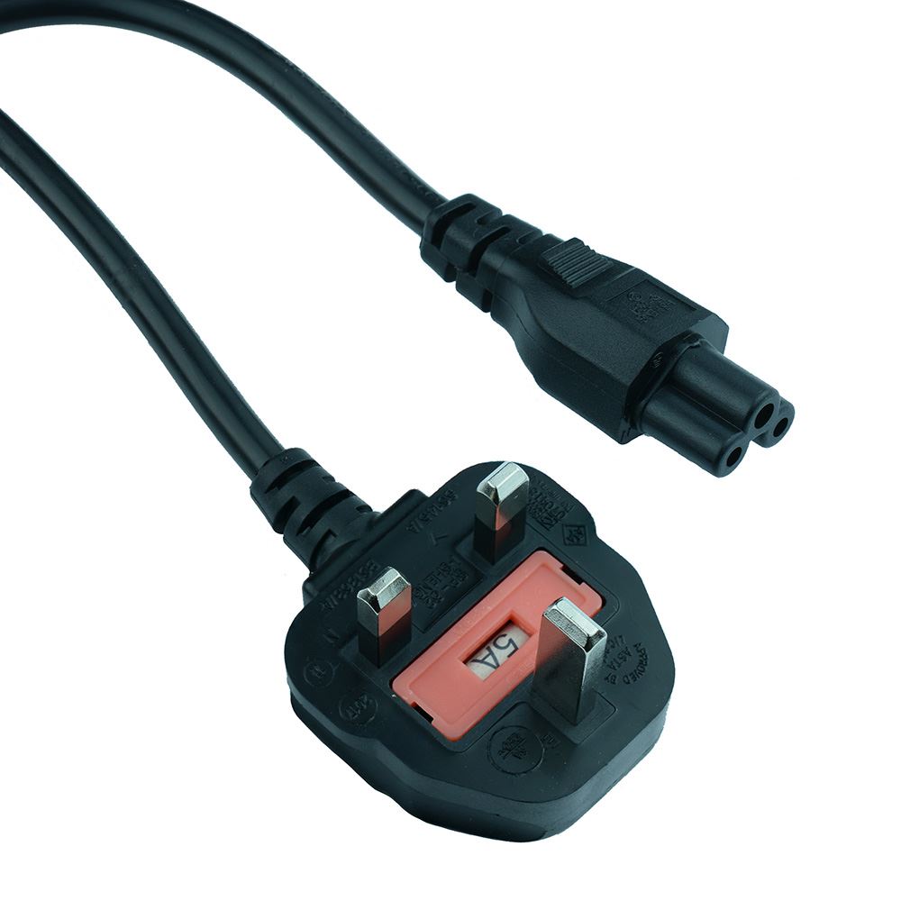 C5 Clover Leaf Socket to UK Plug Cordset 1.75M — Maplin Pro | Your One ...