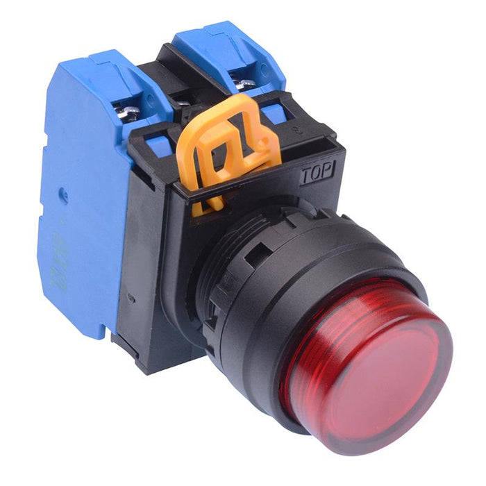 IDEC Red 24V illuminated 22mm Maintained Push Button Switch 1NO-1NC IP65 YW1L-A2E11Q4R