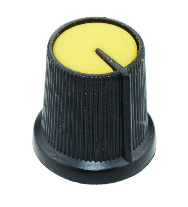 Yellow 6mm Pointer Knob