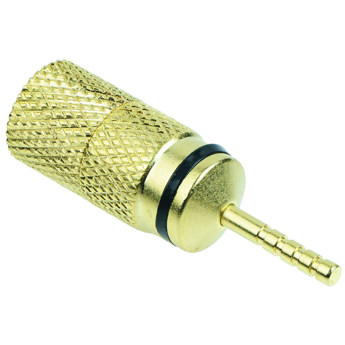 Gold Plated 2mm Black Speaker Pin Plug Connectors