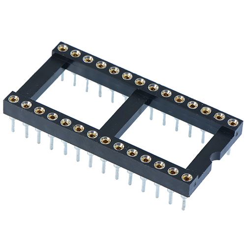 28 Pin DIP/DIL Turned Pin IC Socket Connector 0.6" Pitch