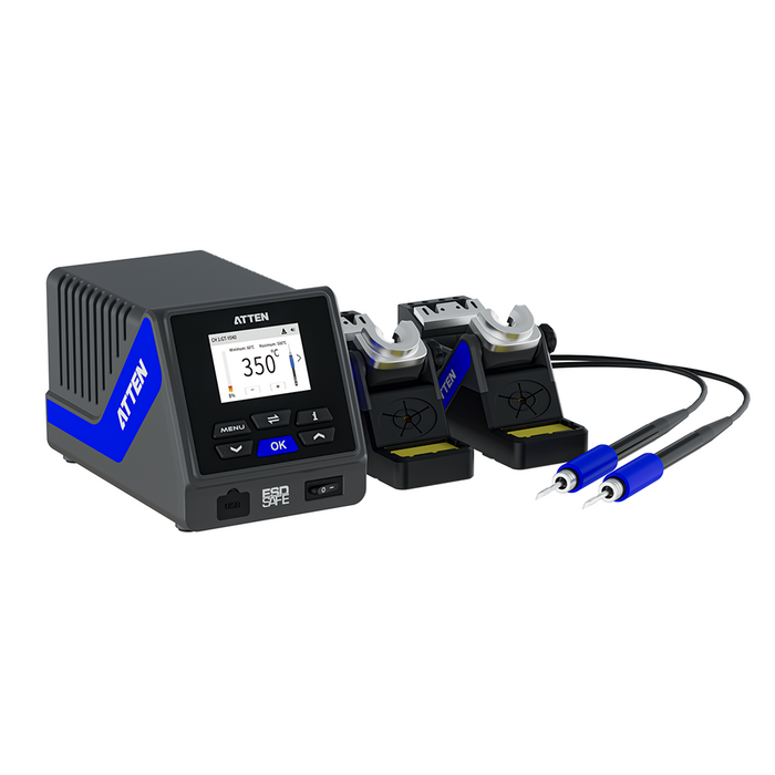 GT-6120B 130W Intelligent Dual Channel Soldering Station ATTEN