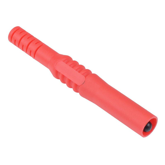 Red 4mm Shrouded Test Plug CL14892