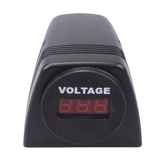 Voltmeter with Panel Mount Housing 6-33VDC A25-1HS-BB3-R