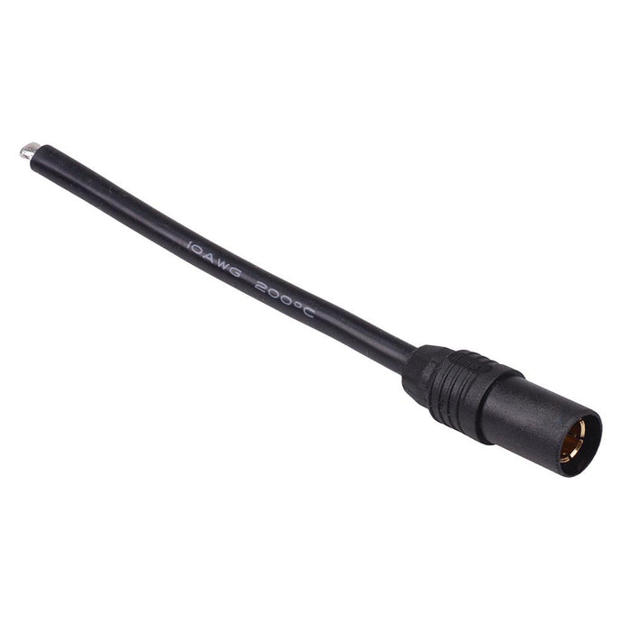 Prewired Black Female AS150 Gold Bullet Connector 10cm AMASS