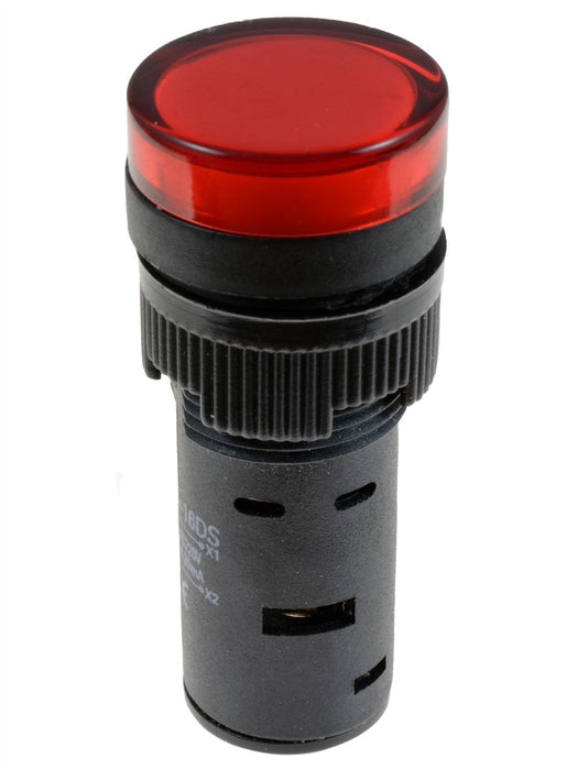 Red 16mm LED Pilot Indicator Light 220V