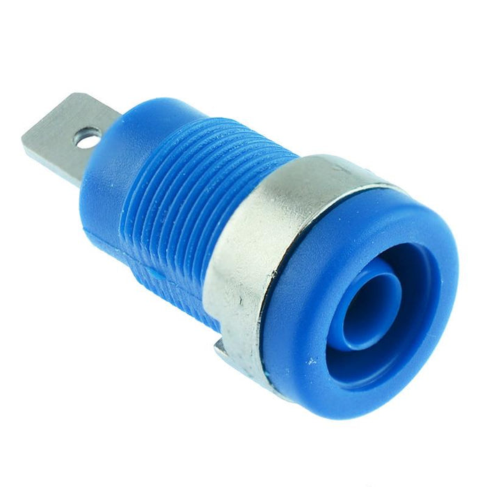 Blue 4mm Shrouded Test Socket