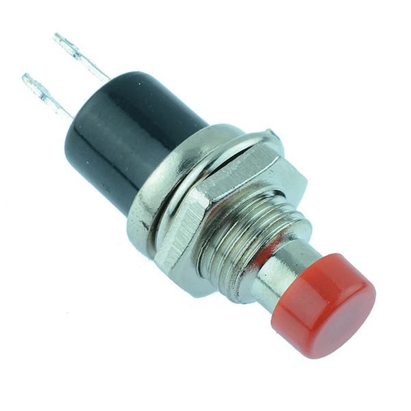 Red On(Off) Miniature Momentary Push to Break Switch SPST
