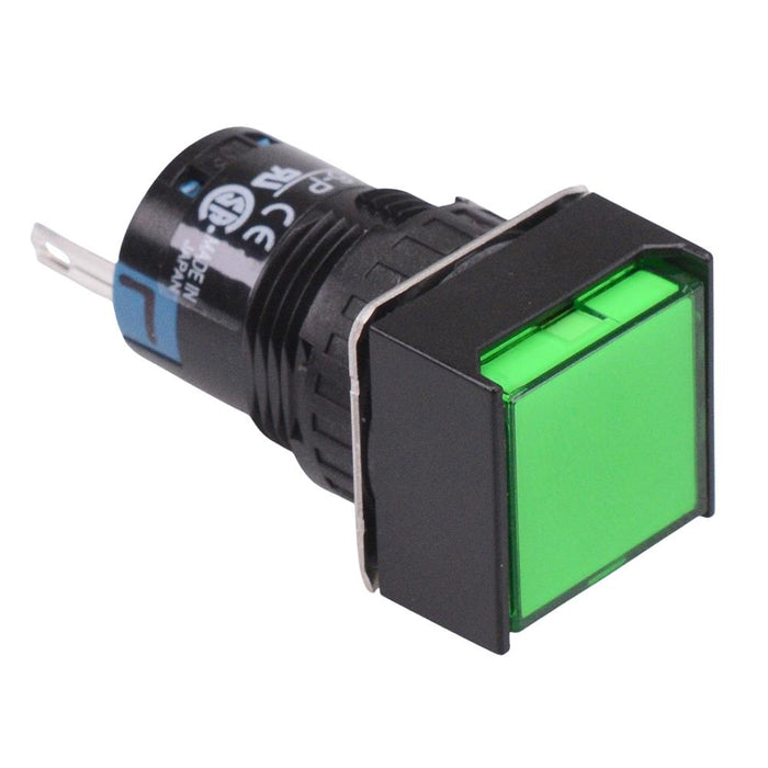 AL6Q-P3PG Green 16mm 12V Square Pilot Light IP65 IDEC