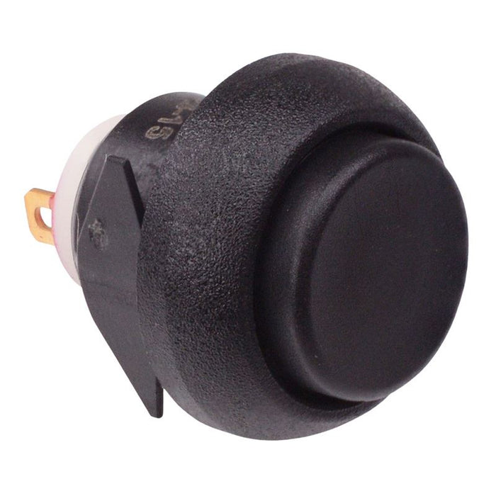 IBP3SAD200 APEM Black Momentary Snap-In 12mm Push Button Switch SPST IP67